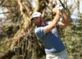 PONTE VEDRA BEACH, FLORIDA - MARCH 12: Dustin Johnson of the United States plays his shot from the fifth tee during the second round of THE PLAYERS Championship on THE PLAYERS Stadium Course at TPC Sawgrass on March 12, 2021 in Ponte Vedra Beach, Florida.   Mike Ehrmann/Getty Images/AFP (Photo by Mike Ehrmann / GETTY IMAGES NORTH AMERICA / Getty Images via AFP)
